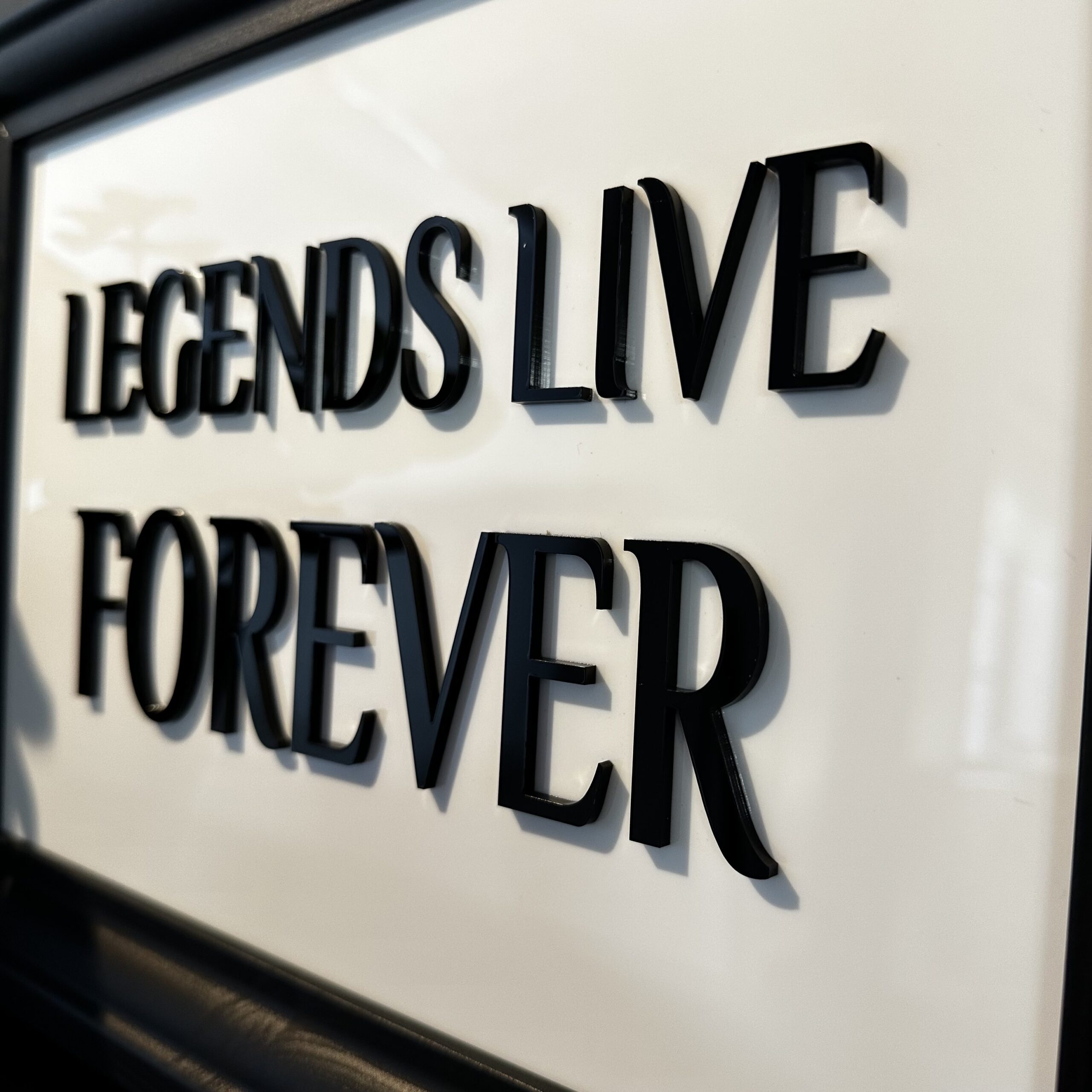 LEGENDS LIVE FOREVER - X Plates